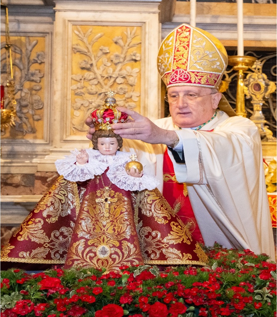 IL SANTO BAMBINO DI PRAGA venerato in Santa Rita